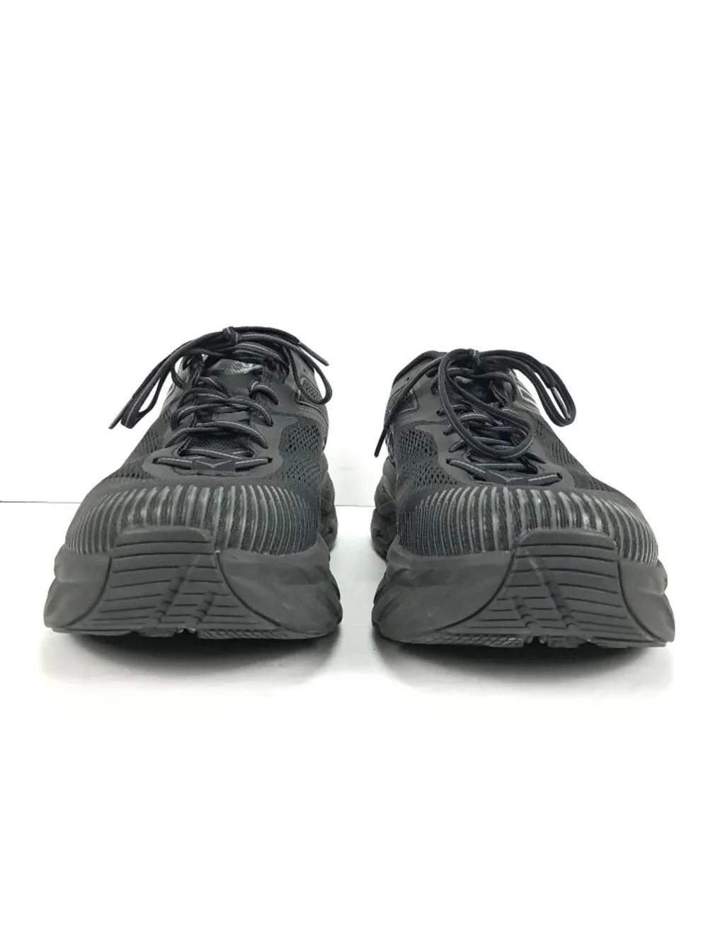 Hoka Bondi 7 Shoes Men 12 4E X-WIDE Black Athletic Cushion Sneakers 1117033 BBLC